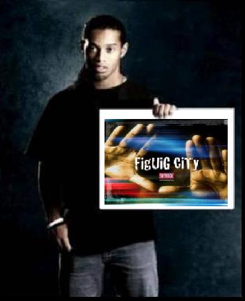 ronaldinho....fait la publicité de FIGUIG CITY